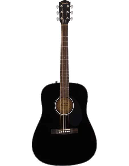 Guitarra Acústica Fender Cd-60S Dreadnought Walnut Fingerboard Black