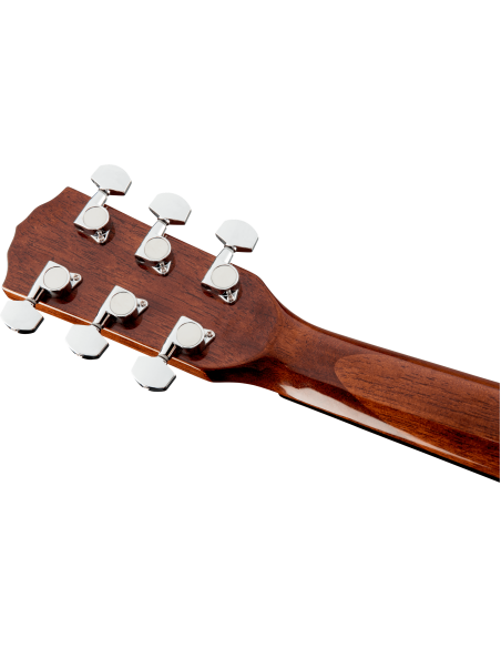 Clavijero de la Guitarra Acústica Fender Cd-60S Dreadnought Walnut Fingerboard Natural revés
