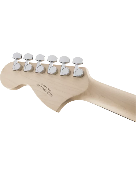 Guitarra Eléctrica Squier by Fender Affinity Series Stratocaster RW RCR clavijero posterior