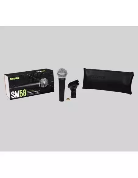 Micrófono Dinámico Shure Sm58-Lce presentación en caja