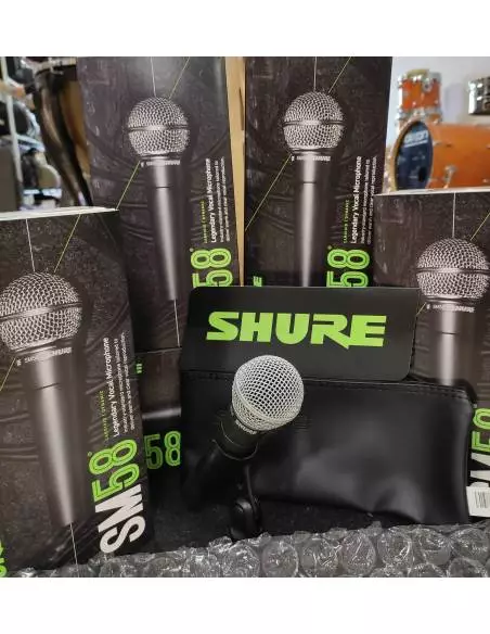 Micrófono Dinámico Shure Sm58-Lce superior