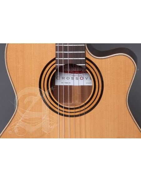 Boca de la Guitarra Clásica Electroacústica Alhambra CS-1 CW E8 Crossover