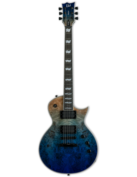 Guitarra Eléctrica LTD EC-1000 Blue Natural Fade frontal