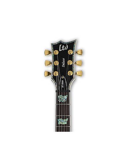 Guitarra Eléctrica LTD EC-1000 Black 
 clavijero frontal