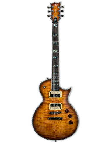 Guitarra Eléctrica LTD EC-1000 Amber Sunburst frontal