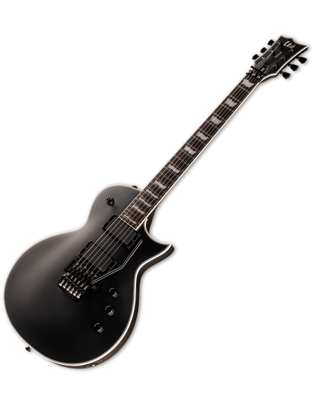 Guitarra Eléctrica LTD EC-1000FR Black Satin ladeada