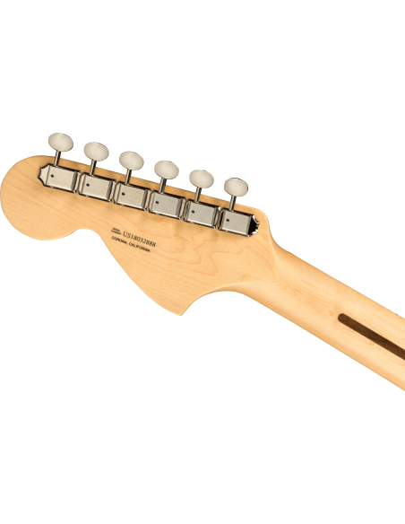 Guitarra Eléctrica Fender American Performer Stratocaster HSS MN Satin SFG clavijero posterior
