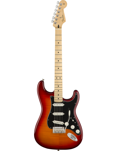 Guitarra Eléctrica Fender Player Stratocaster Plus Top MN ACB frontal