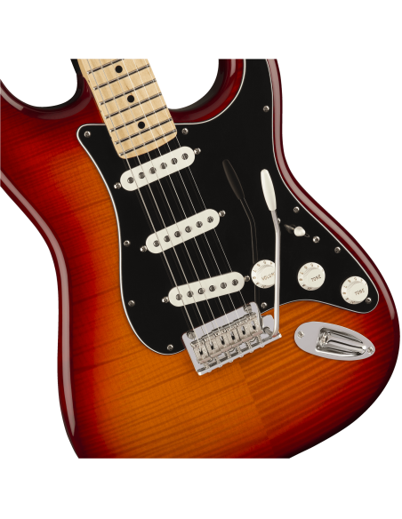 Guitarra Eléctrica Fender Player Stratocaster Plus Top MN ACB cuerpo frontal
