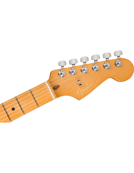 Guitarra Fender American Ultra Stratocaster MN Ultraburst clavijero frontal