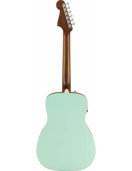 Fondo de la Guitarra Electroacústica Fender Malibu Player Walnut Fingerboard Aqua Splash