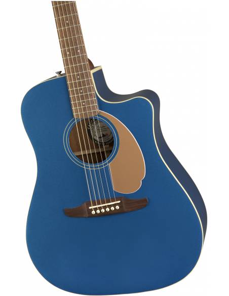 Guitarra Electroacústica Fender Redondo Player WN Belmont Blue cuerpo