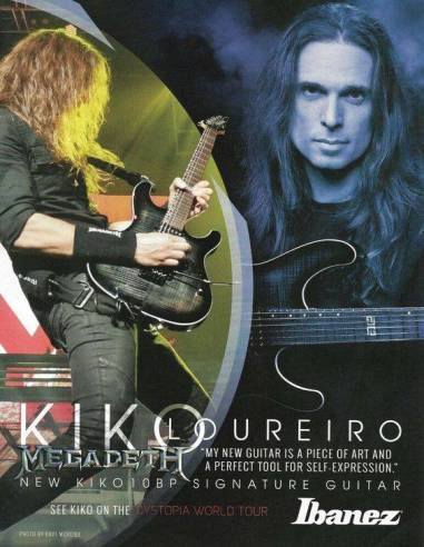 Guitarra Eléctrica Ibanez KIKO10BP TGB Kiko Loureiro Signature