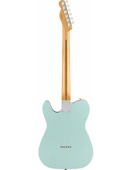 Fondo de la Guitarra Eléctrica Fender Vintera 50S Telecaster Modified Maple Fingerboard Daphne Blue