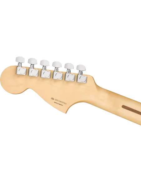 Guitarra Eléctrica Fender Player Mustang MN SNB clavijero posterior