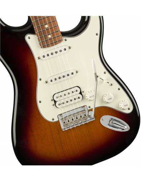Guitarra Eléctrica Fender Player Stratocaster HSS PF 3TS