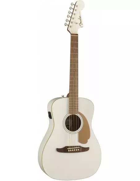 Guitarra Electroacústica Fender Malibu Player Walnut Fingerboard Arctic Gold derecha