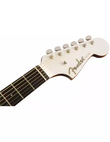 Clavijero de la Guitarra Electroacústica Fender Malibu Player Walnut Fingerboard Arctic Gold
