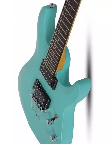 Guitarra Eléctrica Schecter C-6 Deluxe Satin Aqua
