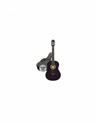 Guitarra Clásica Ashton Molina Spcg34 3/4 violeta