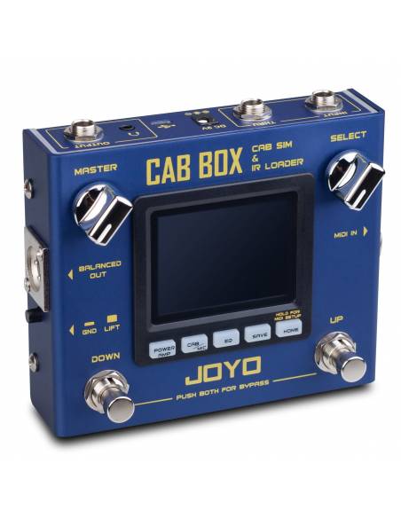 Pedal Efectos Joyo R-08 Cab Box izquierda