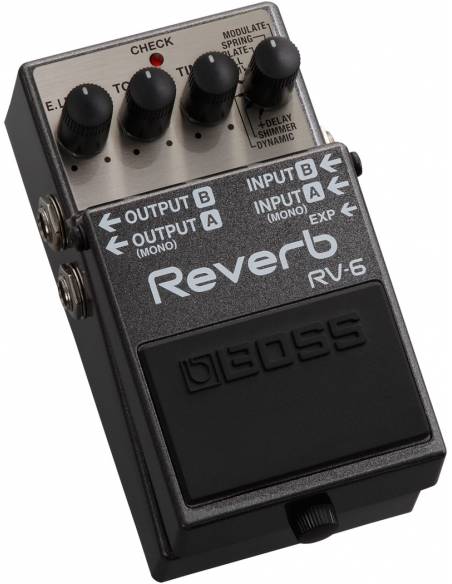 Pedal Efectos Boss RV-6 Reverb perfil