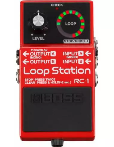 Pedal Efectos Boss RC-1 Loop Station frontal