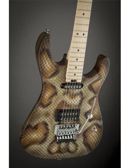 Guitarra Eléctrica Charvel Warren Demartini Signature PRO-MOD Snake cuerpo