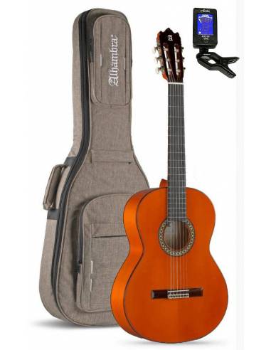 Pack Guitarra Flamenca Alhambra 4F Conservatorio con funda acolchada