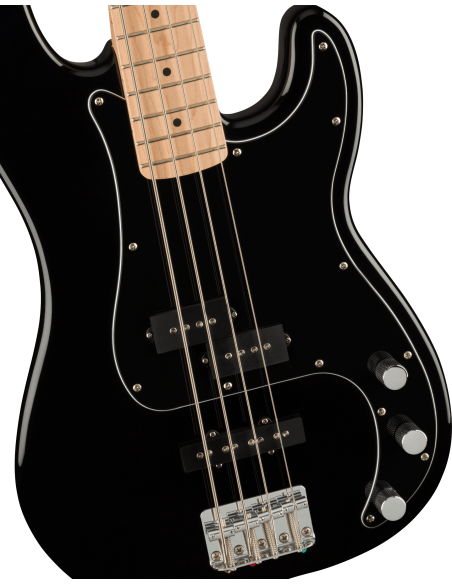 Bajo Eléctrico Squier By Fender Affinity Series Precision Bass Pj Mn Blk Rumble 15 detalle cuerdas