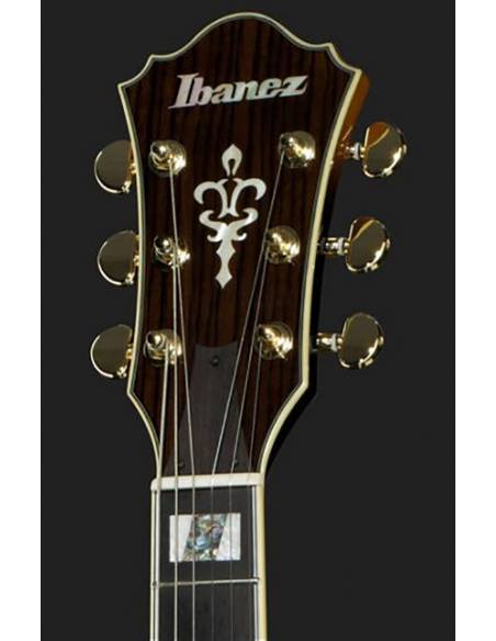 Guitarra Eléctrica Ibanez AS153 AYS clavijero frontal