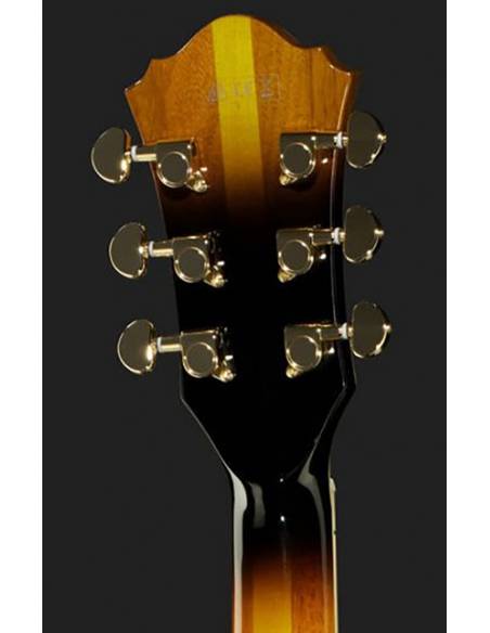Guitarra Eléctrica Ibanez AS153 AYS clavijero posterior