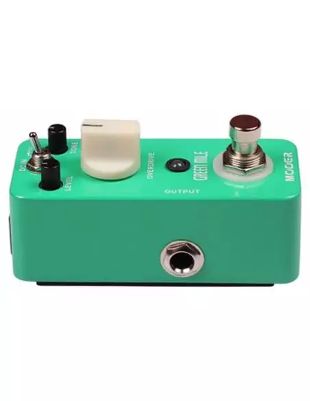 Pedal Efectos Mooer Green Mile Overdrive lateral