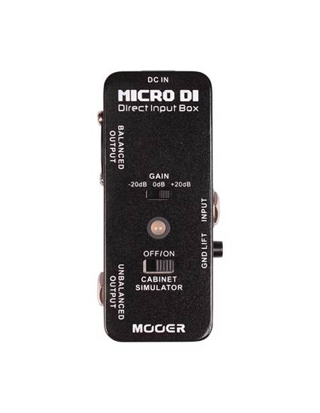 Pedal Efectos Mooer Micro Di Direct Input Box frontal