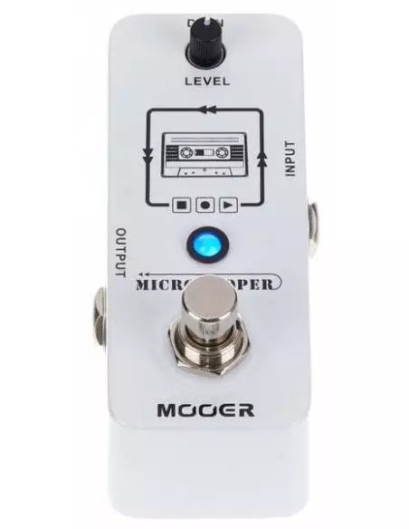 Pedal Efectos Mooer Micro Looper Recording frontal