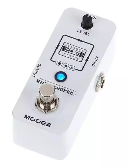 Pedal Efectos Mooer Micro Looper Recording planta