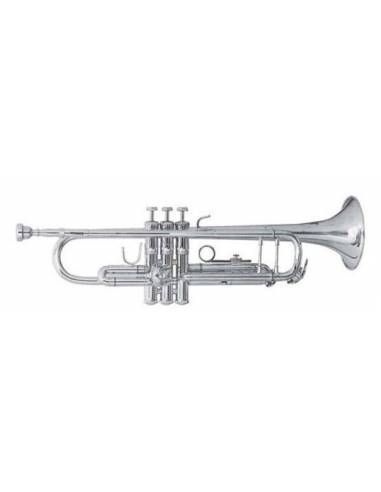Trompeta Bach 180ML 37 Standard 25 Plateada Sib frontal