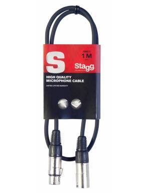 Cable Micrófono Stagg Smc1 Xlr-Xlr 1M
