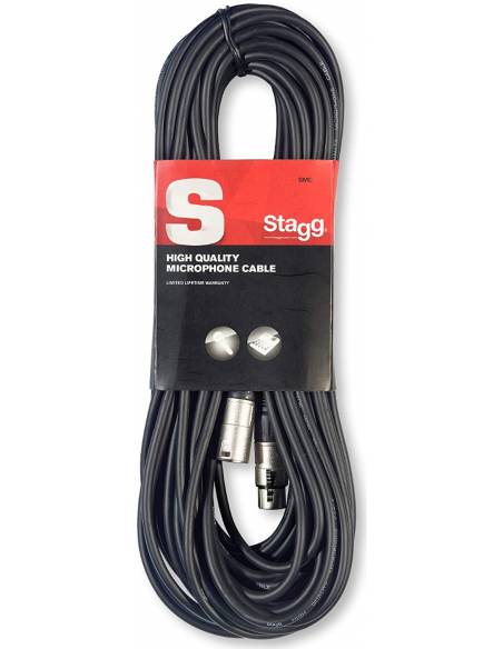 Cable Micrófono Stagg Smc10 Xlr-Xlr 10M