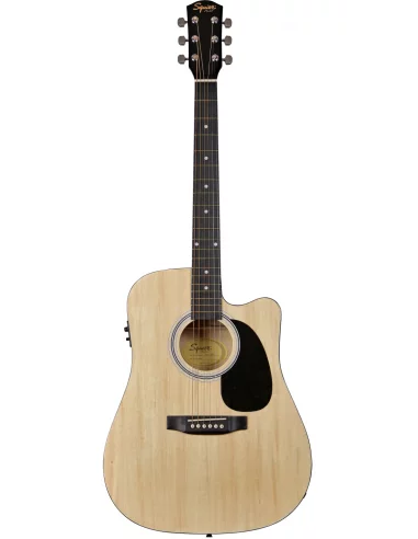 Guitarra Electroacústica Squier By Fender Sa-105Ce Natural