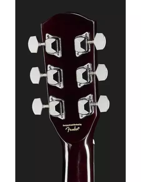Clavijero de la Guitarra Electroacústica Squier By Fender Sa-105Ce Natural trasera