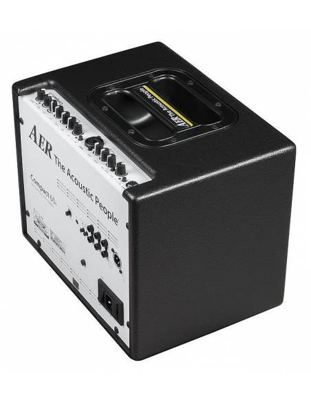 Amplificador Aer Compact 60/4 Black posterior lateral