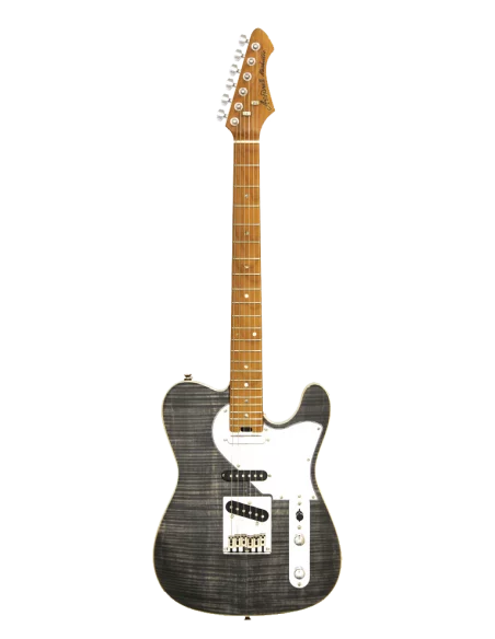 Guitarra Eléctrica Aria 615-Mk2 Nashville TC Black Diamond Negro Translúcido
