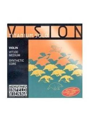 Juego Cuerdas Violín Thomastik Vision Solo VIS100 4/4 Tensión Media