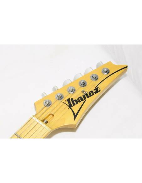 Guitarra Eléctrica Ibanez AT100CL SB Andy Timmons Signature clavijero frontal