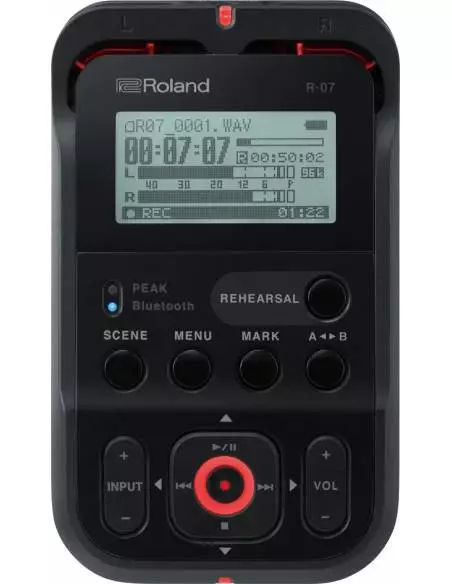 Grabadora Audio Roland R-07 negra