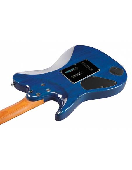 Fondo de la Guitarra Eléctrica Ibanez Azs2200Q Prestige Royal Blue Sapphire