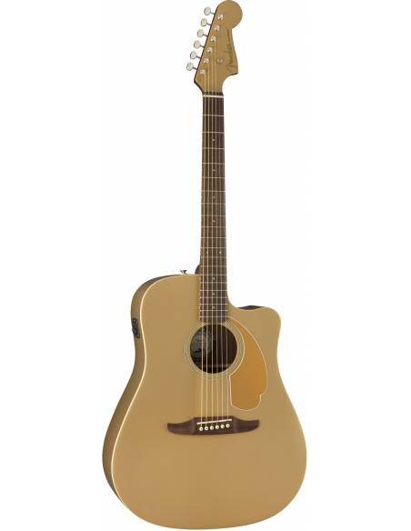 Guitarra Electroacústica Fender Redondo Player Wn Bronze Satin derecha