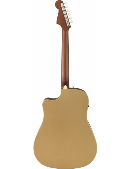 Fondo de la Guitarra Electroacústica Fender Redondo Player Wn Bronze Satin