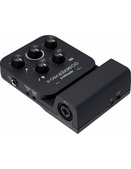 Interfaz Audio Roland Go Mixer Pro-X frontal derecha